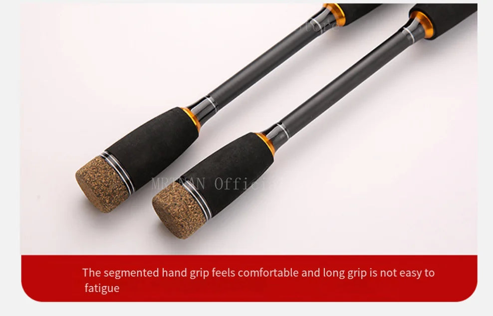 4 Section 2-40g Fishing Rod Carbon Fiber Lure Spinning Casting Fast Light Fishing Pole Bait Rod 1.65m 1.8m Fishing Tackle