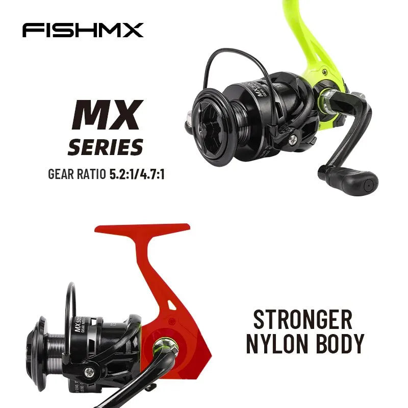 Fishmx Full Metal Spool Grip Saltwater Freshwater Spinning Reel Suitable For Any Fish Species Fishing Line