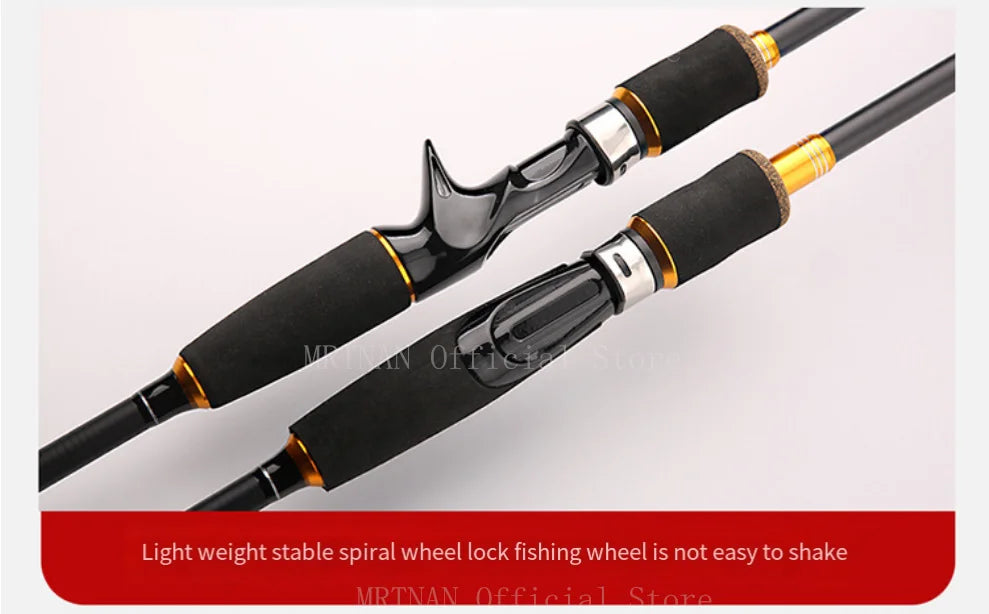 4 Section 2-40g Fishing Rod Carbon Fiber Lure Spinning Casting Fast Light Fishing Pole Bait Rod 1.65m 1.8m Fishing Tackle